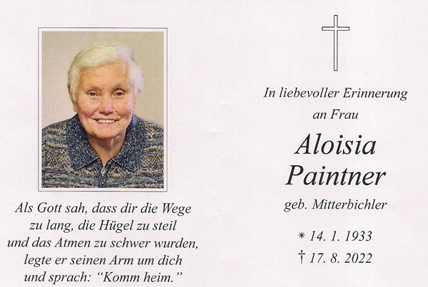 paintner aloisia