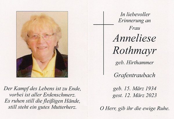 rothmayr anneliese